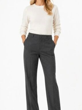 Calvin Klein Dark Gray Slacks Trousers Pockets Belt Loops Size 30x30 EUC